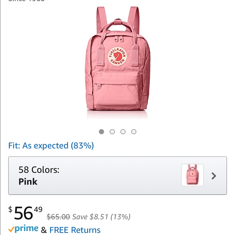 Fjallraven Kanken - Mini Classic Pink